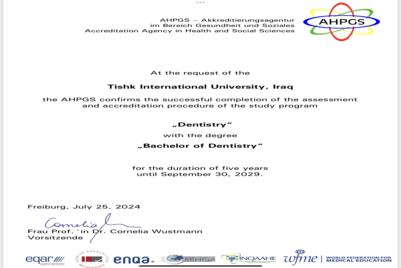 Tishk International University | Faculty of Dentistry